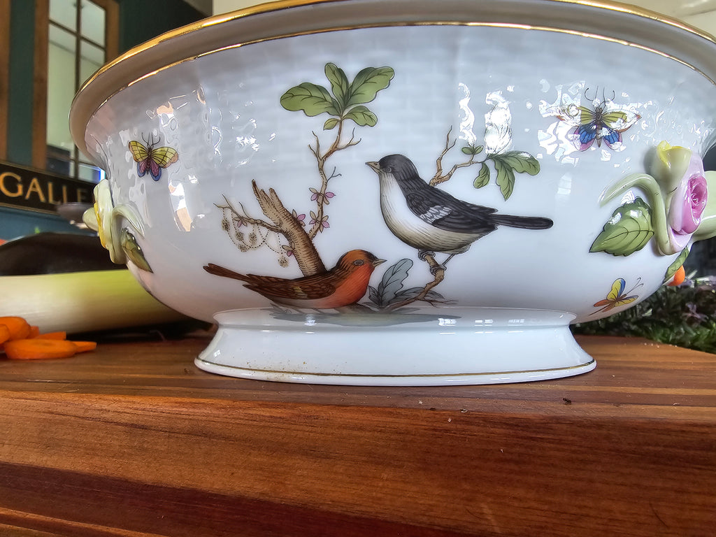 Herend Porcelain lidded Vegetable Dish.