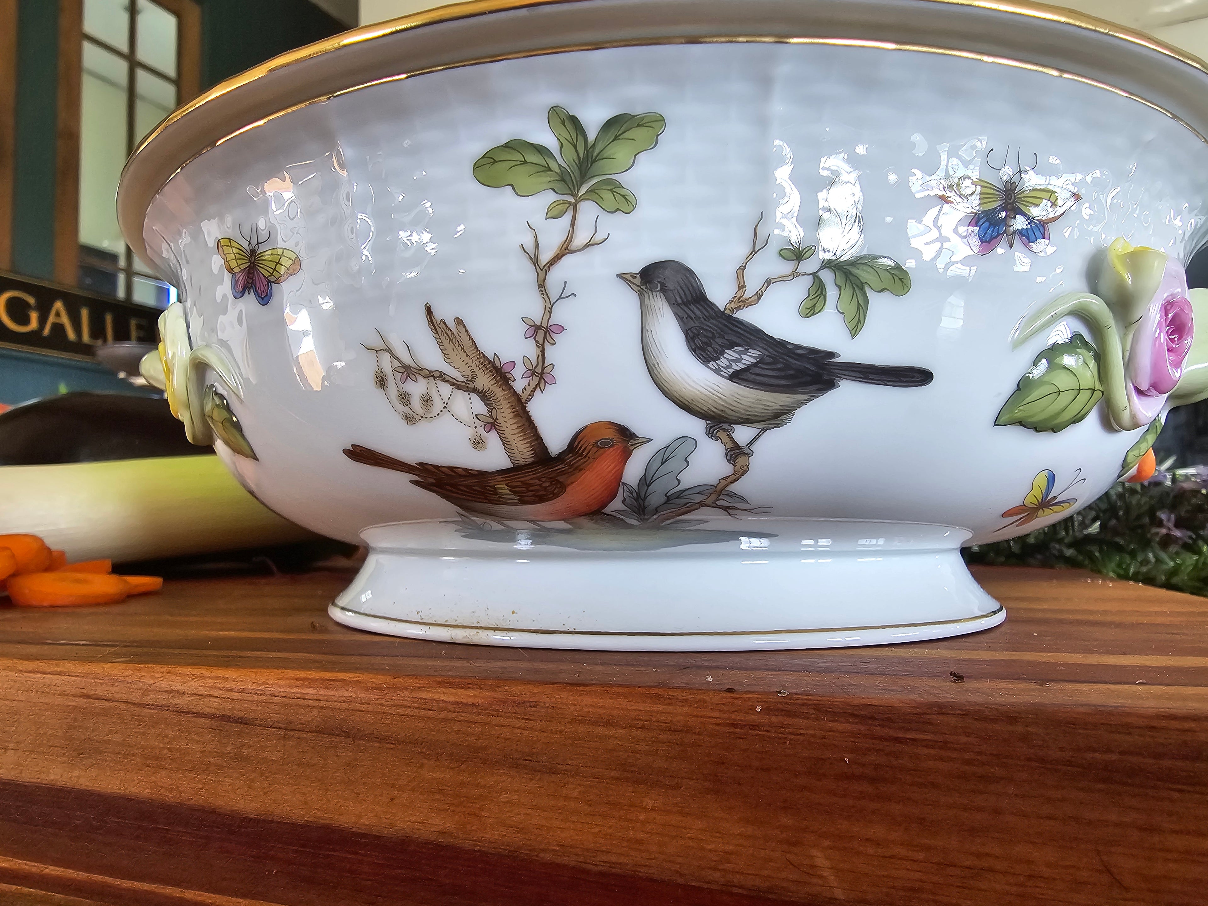 Herend Porcelain lidded Vegetable Dish.
