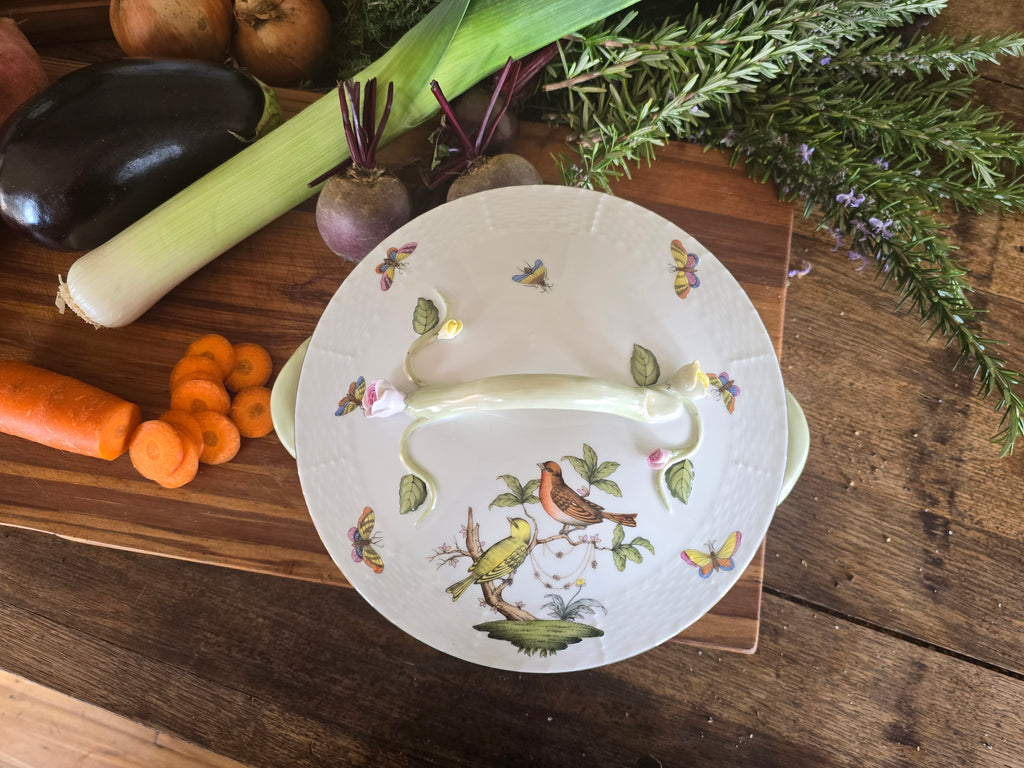 Herend Porcelain lidded Vegetable Dish.