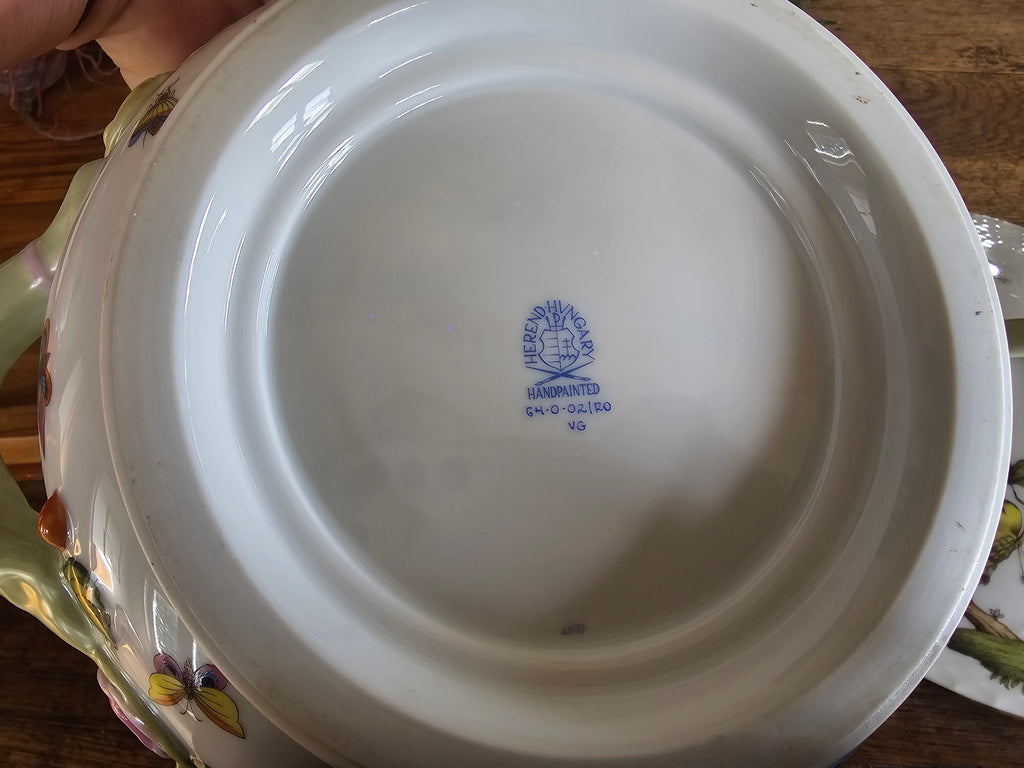 Herend Porcelain lidded Vegetable Dish.
