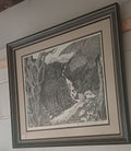 REI HAMON PAINTING FRAMED