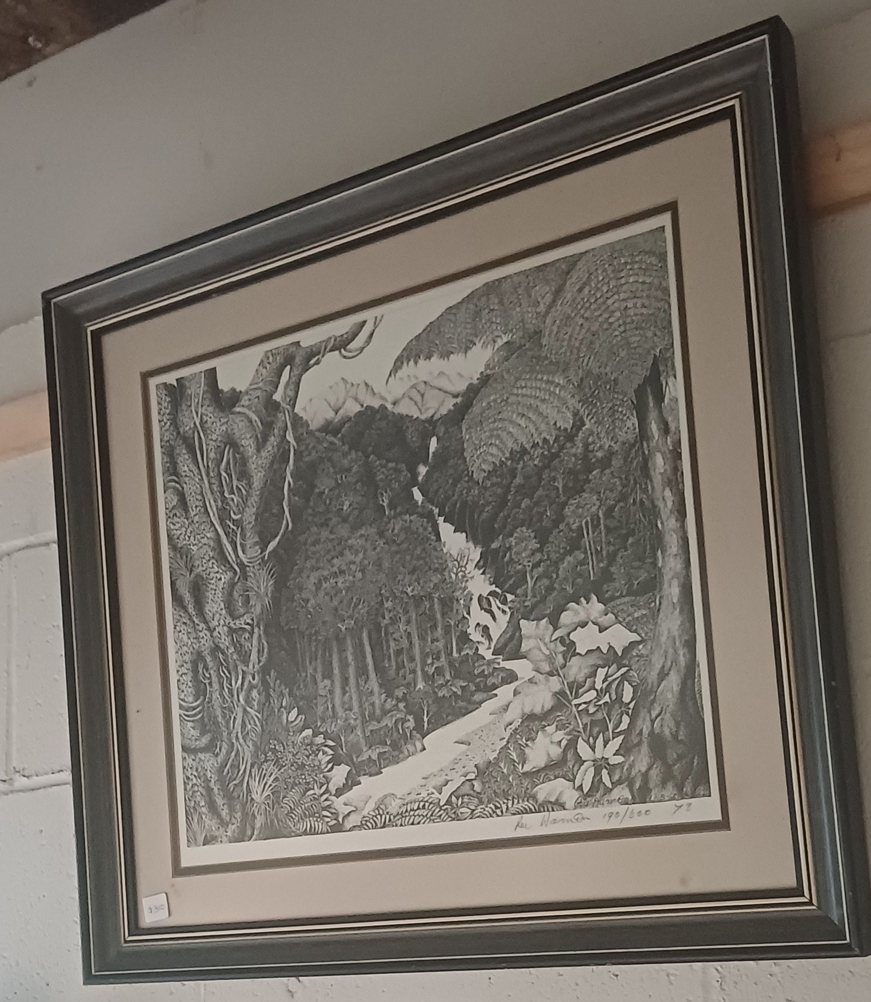 REI HAMON PAINTING FRAMED