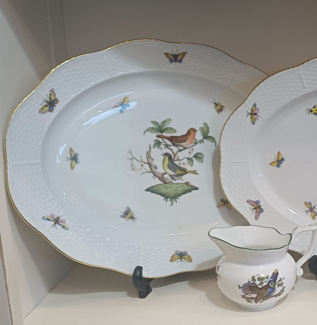 HEREND PORCELAIN OVAL PLATTER 160MM