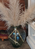 large heart glass vase