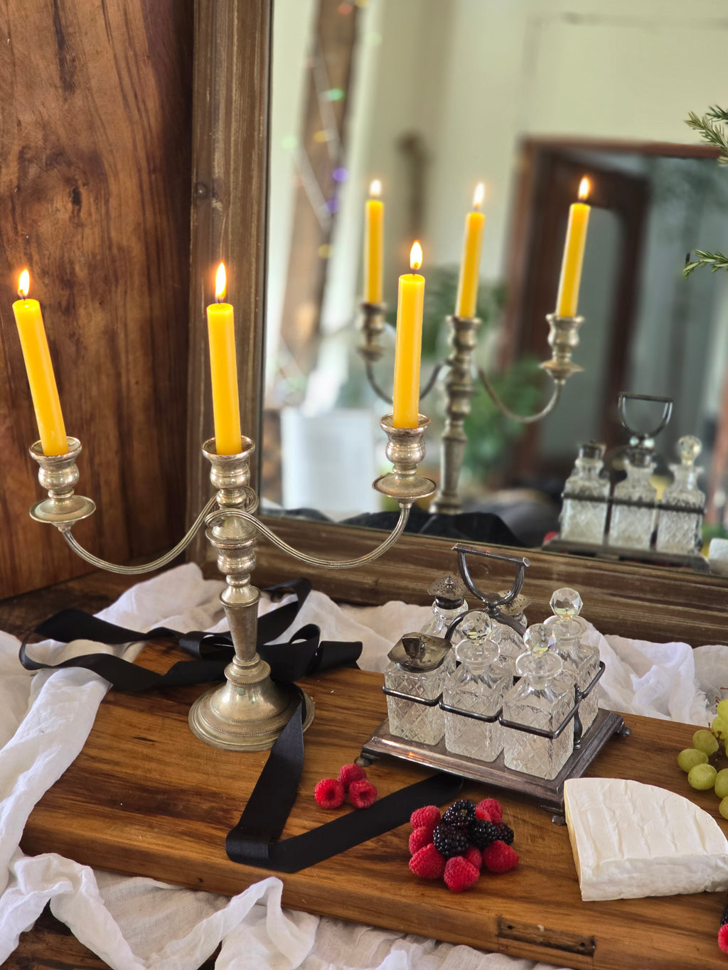SILVER TABLE CANDELABRA