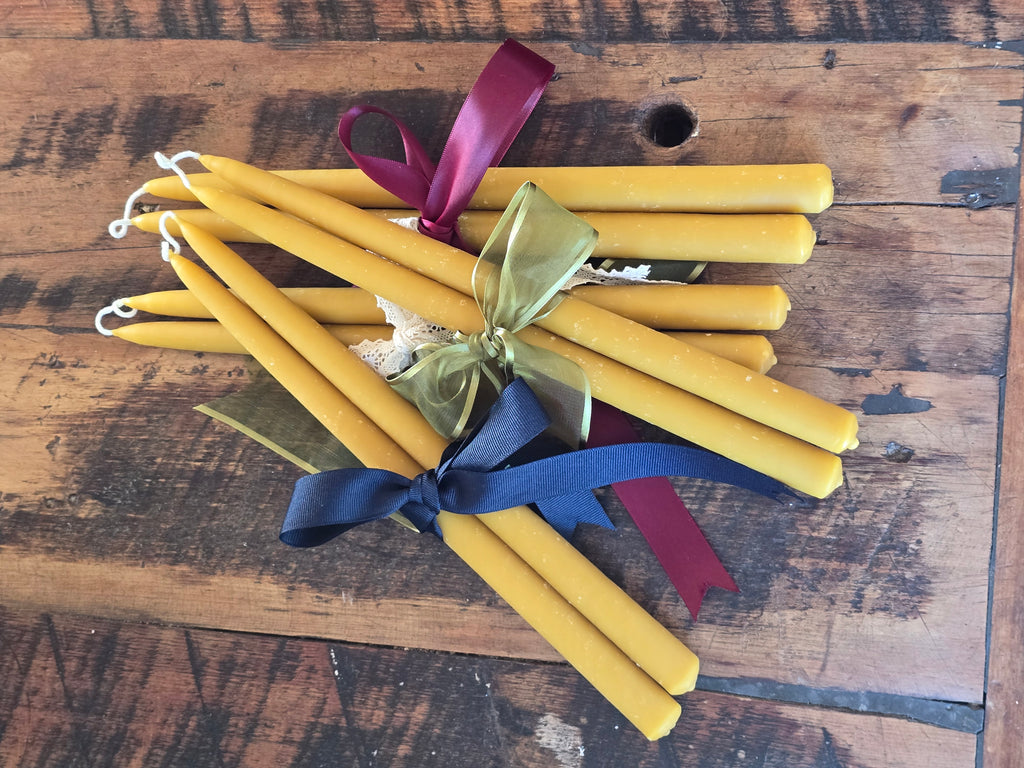 MANUKA BEESWAX TAPERED CANDLES