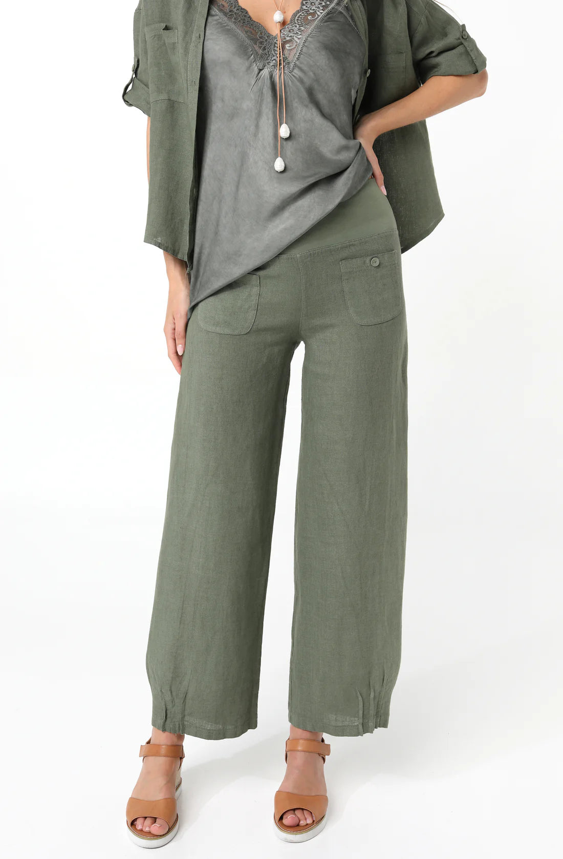 Elizabeth Scott Linen Pants